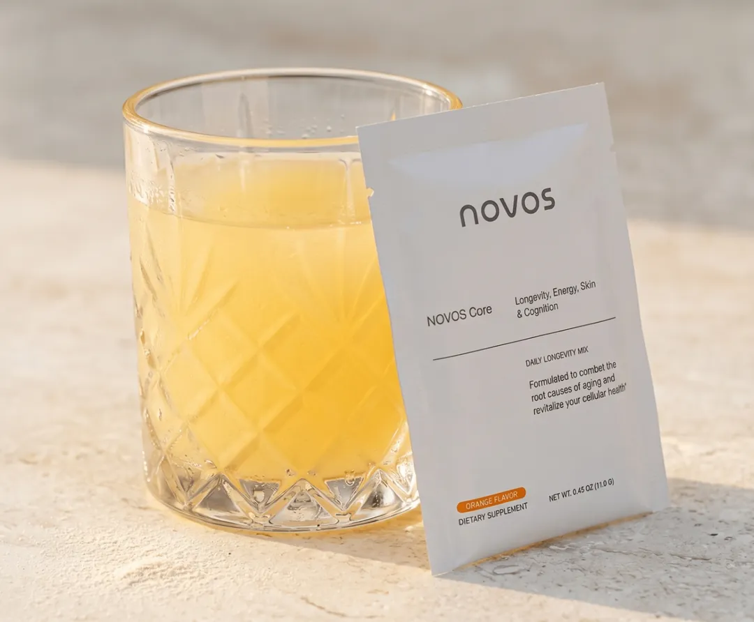 NOVOS Core sachet in sunlight