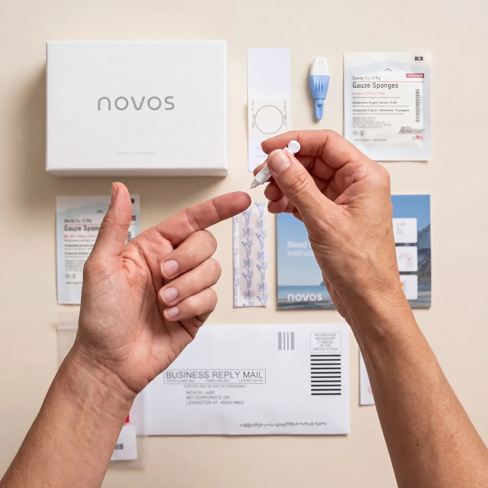NOVOS Age at-home biological age test kit
