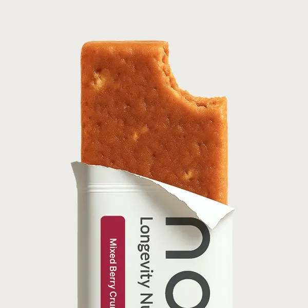 Mixed Berry Crunch bar cross-section