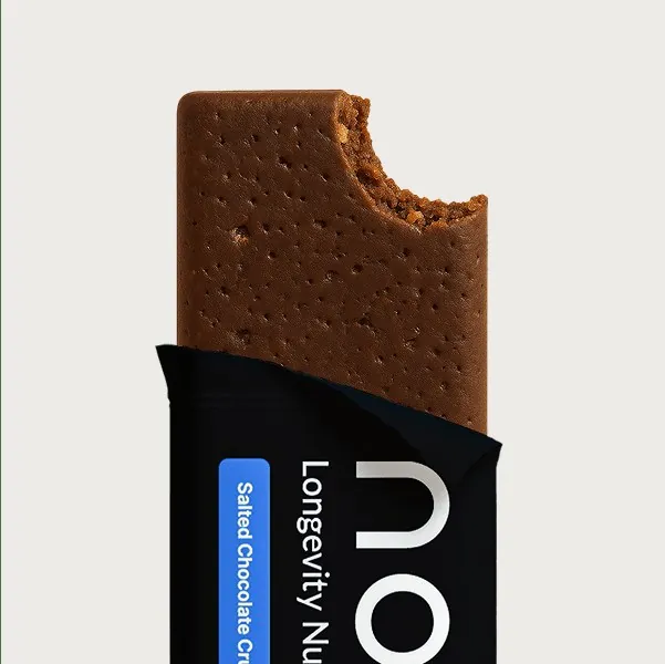 Salted Chocolate Crunch bar cross-section