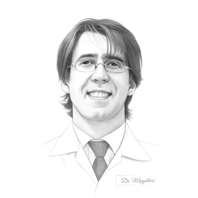Portrait illustration of Dr. J Pedro de Magalhaes, PhD